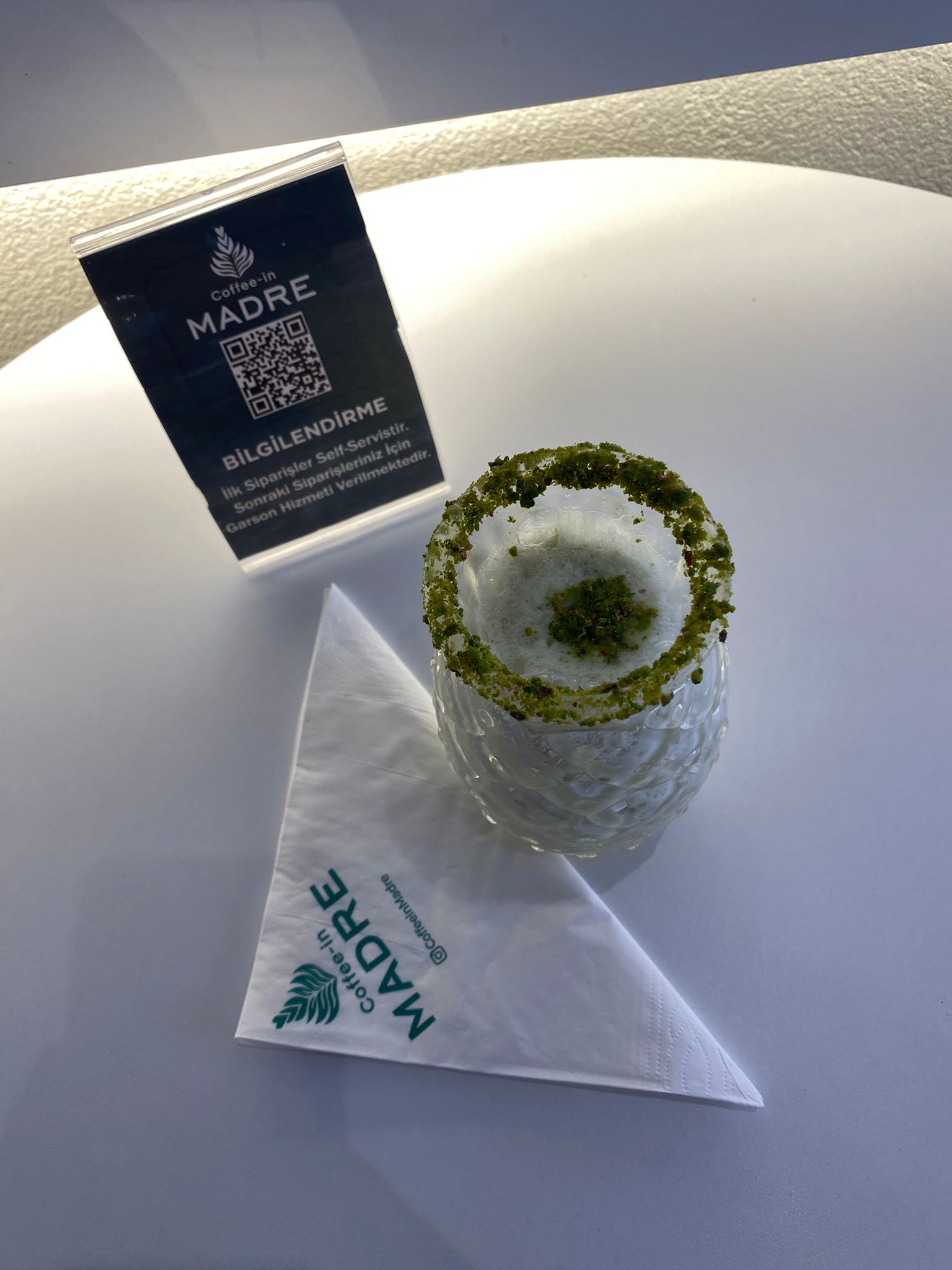 <p>Antep Fıstıklı Milkshake</p>
